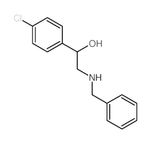 Benzenemethanol,4-chloro-a-[[(phenylmethyl)amino]methyl]- Structure