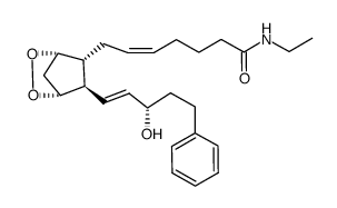 bimatoprost acid 9,11-cycloendoperoxide Structure