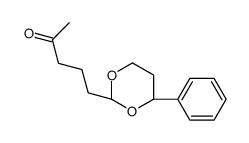 5-[(4R)-4-phenyl-1,3-dioxan-2-yl]pentan-2-one结构式
