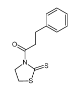 3-phenyl-1-(2-thioxothiazolidin-3-yl)propan-1-one Structure