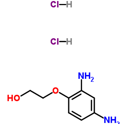 2-(2,4-Diaminophenoxy)ethanol dihydrochloride Structure