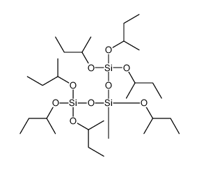 tributan-2-yl [butan-2-yloxy-methyl-tri(butan-2-yloxy)silyloxysilyl] silicate Structure