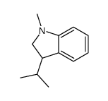 1H-Indole,2,3-dihydro-1-methyl-3-(1-methylethyl)-(9CI)结构式