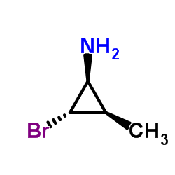 Cyclopropanamine, 2-bromo-3-methyl-, (1R,2R,3S)-rel- (9CI)结构式