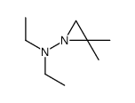 1-Aziridinamine, N,N-diethyl-2,2-dimethyl-结构式