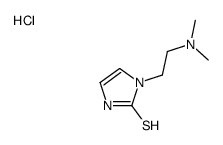 3-[2-(dimethylamino)ethyl]-1H-imidazole-2-thione,hydrochloride结构式