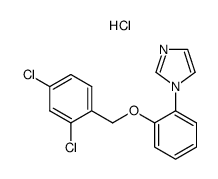 (2,4-Dichlorobenzyl)-[2-(1-imidazolyl)-phenyl]-ether, hydrochloride Structure