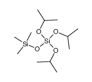 triisopropyl (trimethylsilyl) silicate Structure