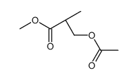 methyl (2S)-3-acetyloxy-2-methylpropanoate结构式