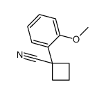 1-(2-甲氧基苯基)环丁烷甲腈结构式