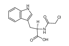 Nα-chloroacetyl-D-tryptophan Structure