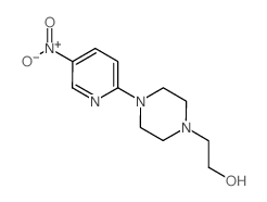 2-[4-(5-nitropyridin-2-yl)piperazin-1-yl]ethanol Structure