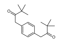 1-[4-(3,3-dimethyl-2-oxobutyl)phenyl]-3,3-dimethylbutan-2-one结构式