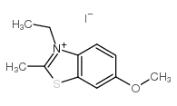 2-甲基-3-乙基-6-甲氧基碘化苯并噻唑结构式