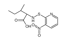 N-(3-NITRO-2-PYRIDINESULFENYL)-L- ISOLEU CINE Structure