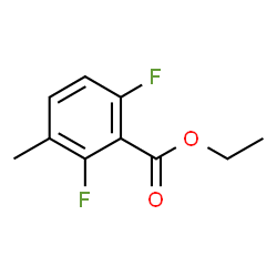 Benzoic acid, 2,6-difluoro-3-methyl-, ethyl ester (9CI)结构式