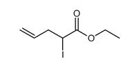 2-iodo-pent-4-enoic acid ethyl ester结构式