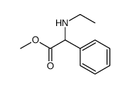 methyl 2-(ethylamino)-2-phenyl-acetate Structure