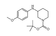 1-Boc-3-(4-methoxyphenylamino)-piperidine Structure