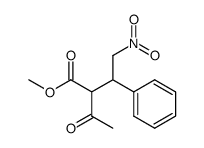 methyl 2-acetyl-4-nitro-3-phenylbutanoate结构式