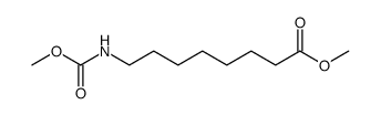 8-methoxycarbonylamino-octanoic acid methyl ester结构式