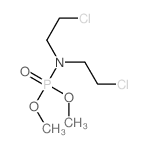 Phosphoramidic acid,bis(2-chloroethyl)-, dimethyl ester (9CI) Structure