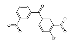 3,3'-dinitro-4-bromo benzophenone Structure