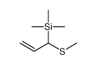 trimethyl(1-methylsulfanylprop-2-enyl)silane Structure