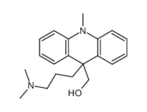(9-(3-(dimethylamino)propyl)-10-methyl-9,10-dihydroacridin-9-yl)methanol结构式