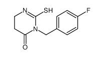 3-[(4-fluorophenyl)methyl]-2-sulfanylidene-1,3-diazinan-4-one结构式