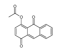 (4,9-dioxoanthracen-1-yl) acetate Structure