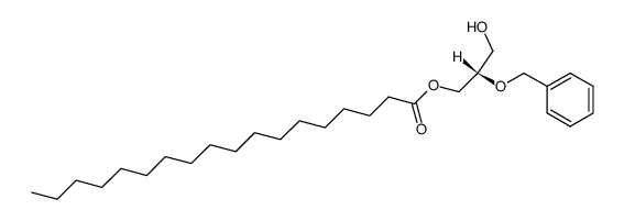 (S)-1-stearoyl-2-O-benzyl-sn-glycerol结构式
