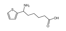 6-amino-6-[2]thienyl-hexanoic acid结构式