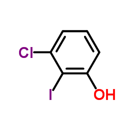 3-Chloro-2-iodophenol Structure