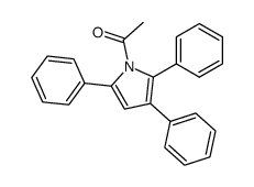 1-(2,3,5-triphenyl-1H-pyrrol-1-yl)ethanone Structure