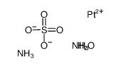 azane,platinum(2+),sulfate,hydrate结构式