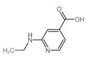 2-(乙基氨基)-4-吡啶羧酸结构式