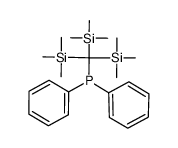 diphenyl(tris(trimethylsilyl)methyl)phosphine Structure