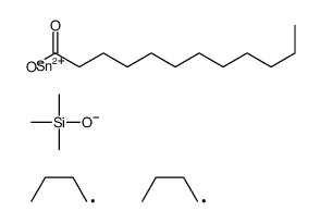 [dibutyl(trimethylsilyloxy)stannyl] dodecanoate结构式