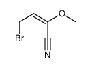 4-bromo-2-methoxybut-2-enenitrile结构式