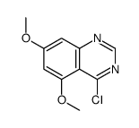 4-氯-5,7-二甲氧基喹唑啉结构式