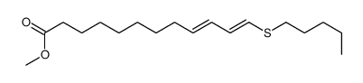 methyl 12-pentylsulfanyldodeca-9,11-dienoate Structure
