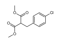 dimethyl 2-[(4-chlorophenyl)methyl]propanedioate Structure