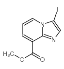 3-碘代咪唑并[1,2-a]吡啶-8-羧酸甲酯结构式