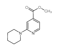 METHYL 2-PIPERIDIN-1-YLISONICOTINATE 97+METHYL 2-PIPERIDIN-1-YLPYRIDIN-4-YLCARBOXYLATE结构式