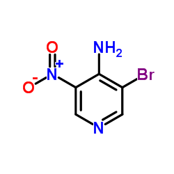 3-溴-4-氨基-5-硝基吡啶结构式