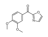 (3,4-dimethoxyphenyl)-(1,3-oxazol-2-yl)methanone Structure