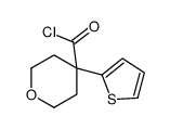 4-thiophen-2-yloxane-4-carbonyl chloride Structure
