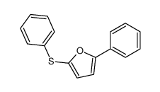 2-phenyl-5-phenylsulfanylfuran Structure