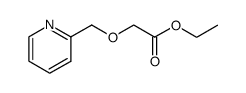 pyridin-2-ylmethoxy-acetic acid ethyl ester结构式